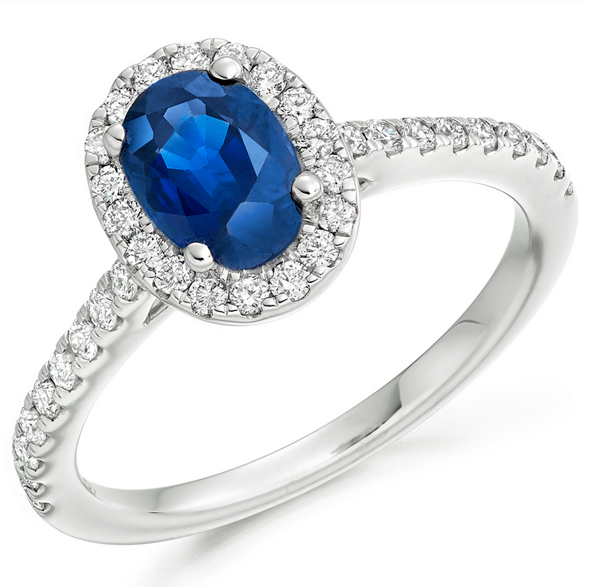 Oval sapphire 2025 ring settings