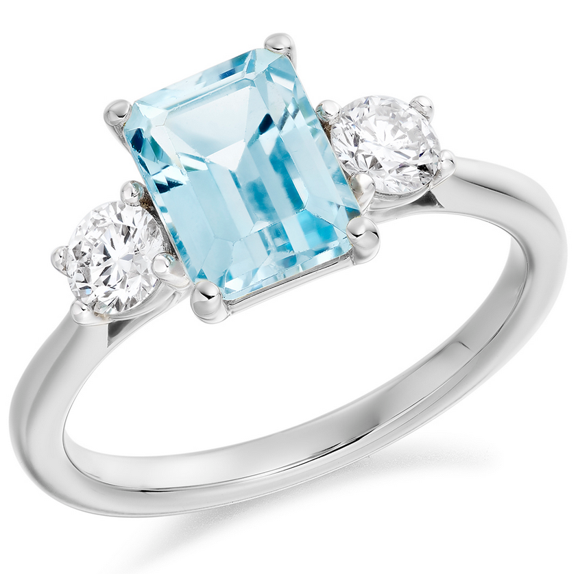 High quality hot sale aquamarine rings