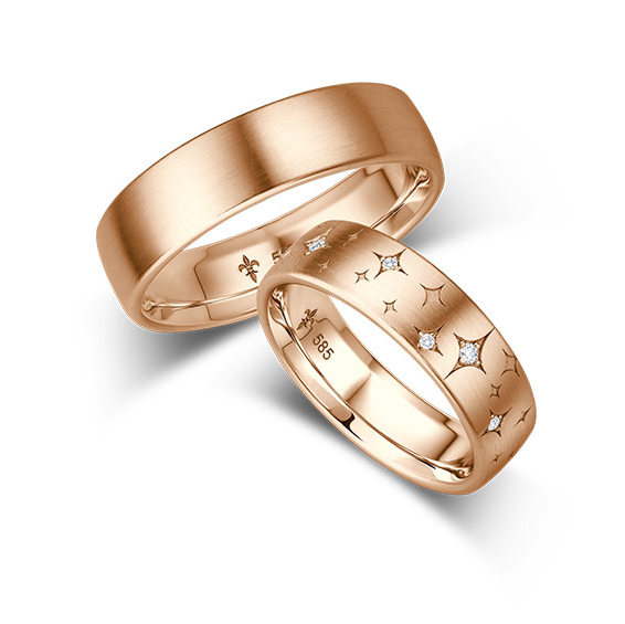 Ladies and gents wedding rings discount